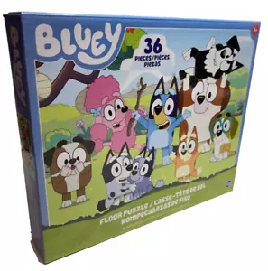 Bluey Floor Puzzle per Bambini con 36 Pezzi Bluey Floor Puzzle - Foto 1 di 5