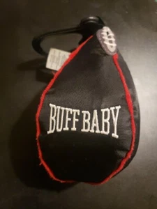 Buff Baby Black Speed Bag Crinkle Hanging Toy ByFred 8" - Picture 1 of 4