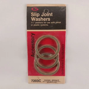 Chicago Specialty Rondelle per giunti antiscivolo 1,5" per sistemi in metallo o plastica 7203C nuove con scatola - Foto 1 di 6