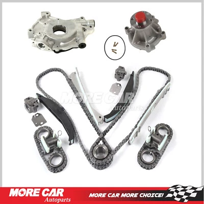 Kit de cadena de distribución con bomba de aceite de agua 21 mm de entrada para Lincoln Navigator 99-02 5,4 L Foto 1 de 4