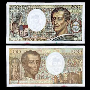 1990 France 20 Francs Banknote World Paper Money Montesquieu Currency Bill Used - Picture 1 of 3