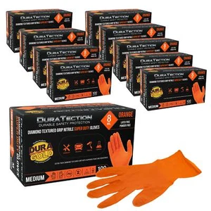 Duratection 8Mil super Duty Diamant strukturierte Nitrilhandschuhe, 1000 Handschuhe, Medium - Bild 1 von 5