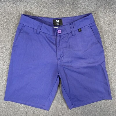 Rusty Walk Shorts Relax Fit Below Knee Purple Skater Surf 9” Shorts Size 30 - Image 1 of 4