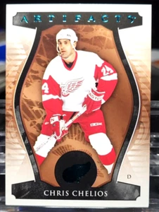 CHRIS CHELIOS '23-24 UD Artifacts Hockey 159 Teal Parallel NHL Detroit Red Wings - Afbeelding 1 van 3