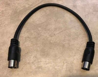 Serial Cable Commodore 64 C64 Disk Drive & printer 1541 1571 1' L NEW USA Seller - Image 1 of 2