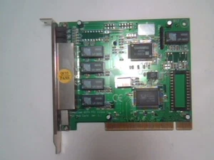 Tarjeta de concentrador PCI Ethernet de 4 puertos ver 1.1 Realtek RTL8029AS Tamarack TC3097-8 2000 - Imagen 1 de 7