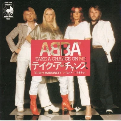 ABBA Take a Chance on Me JAPAN 7" VINYL w/PS 70s POP - Image 1 of 2