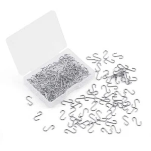 S Hooks Small S Hooksmini S Hooks 100 Pack Stainless S Shaped Hooks 14mm Lengt - Picture 1 of 5