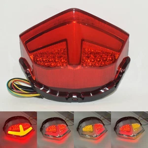 Red E-Mark LED Integrated Blinker Taillight For HONDA CBR1000RR SC77 2017-2025 - Picture 1 of 10
