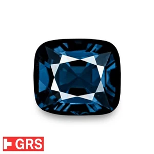 GRS & IGI Certified BLUE Spinel 5.11 Ct. Natural Untreated BURMA Eye-Clean RARE - Picture 1 of 8