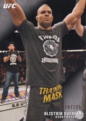 Tarjeta plateada Alistair Overeem 2015 Topps UFC Knockout 79 #/199 Pride FC Dream K-1 Foto 1 de 4