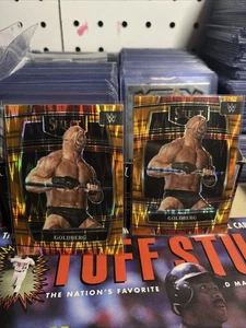 2022 Panini Select Orange Flash Prizm Concourse Goldberg #19 WCW WWE HOF - Bild 1 von 5