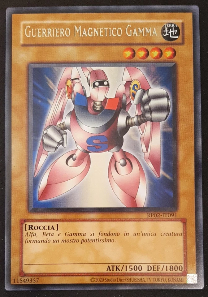 GUERRIERO MAGNETICO GAMMA Rara in Italiano (2025) RP02-IT091  YUGIOH - Immagine 1 di 1