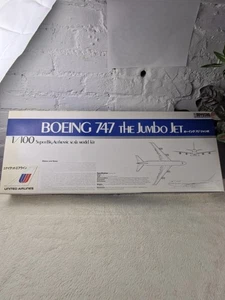 Doyusha 1/100 Boeing 747 Jumbo Jet United Model Kit Sealed Parts - Bild 1 von 12