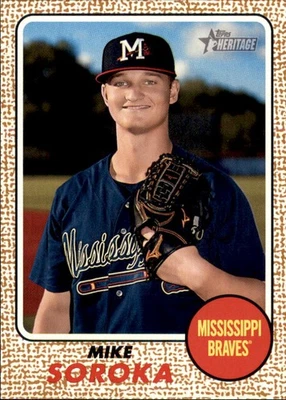 2017 Topps Heritage Minors Baseball Minor League Card #51 Mike Soroka  - Image 1 of 2