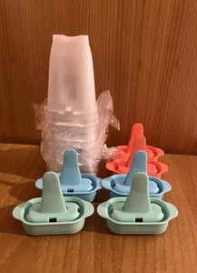 Set 6 Pz Formelle Per Ghiaccioli E Gelati Fatti In Casa Tupperware - Imagen 1 de 2