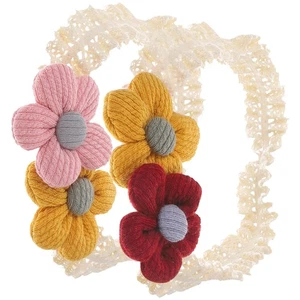 2pcs Infant Headbands Baby Flower Headbands Baby Girl Headbands Toddler Hair - Picture 1 of 12
