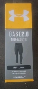 Under Armour 1343247 Mens UA ColdGear Base 2.0 Baselayer Leggings Black Medium - Picture 1 of 2