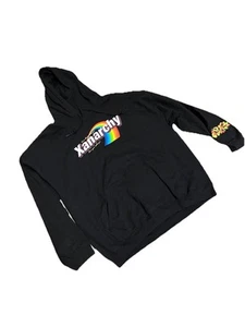Lil Xan Hoodie Mens Anarchy Tour Candy Print Official Merch Music Black XL - Picture 1 of 6