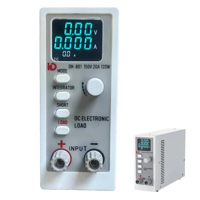Carga eletrônica DC programável 120W, 0~150V, 0~20A, 0.1~999.9 Ohm, suporte Cc(Co - Imagem 1 de 4