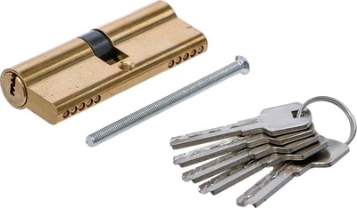 BGS Do It Yourself Messing-Schließzylinder | 80 mm - Bild 1 von 4