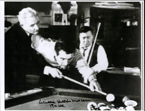 WILLIE HUSTLER MOSCONI 19X WC SIGNED PHOTOGRAPH JSA AUTOGRAPH BILLIARDS POOL . - Picture 1 of 3