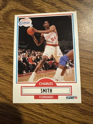 1990-91 Fleer - Charles Smith No89 Los Angeles Clippers - Изображение 1 из 2