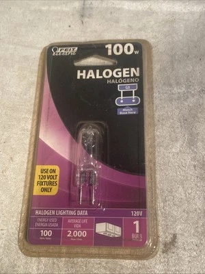 NEW SEALED Feit Electric G8 Base 100W 120v Bulb BPQ100/G8 - Image 1 of 2