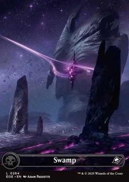 Magic/MTG Sumpf EOE-264 Land Deutsch Neu Foil - Bild 1 von 2