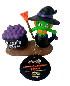 Halloween Thrills & Chills Aquarium Decor Witch And Brew Fish Tank New NWT - Picture 1 of 2