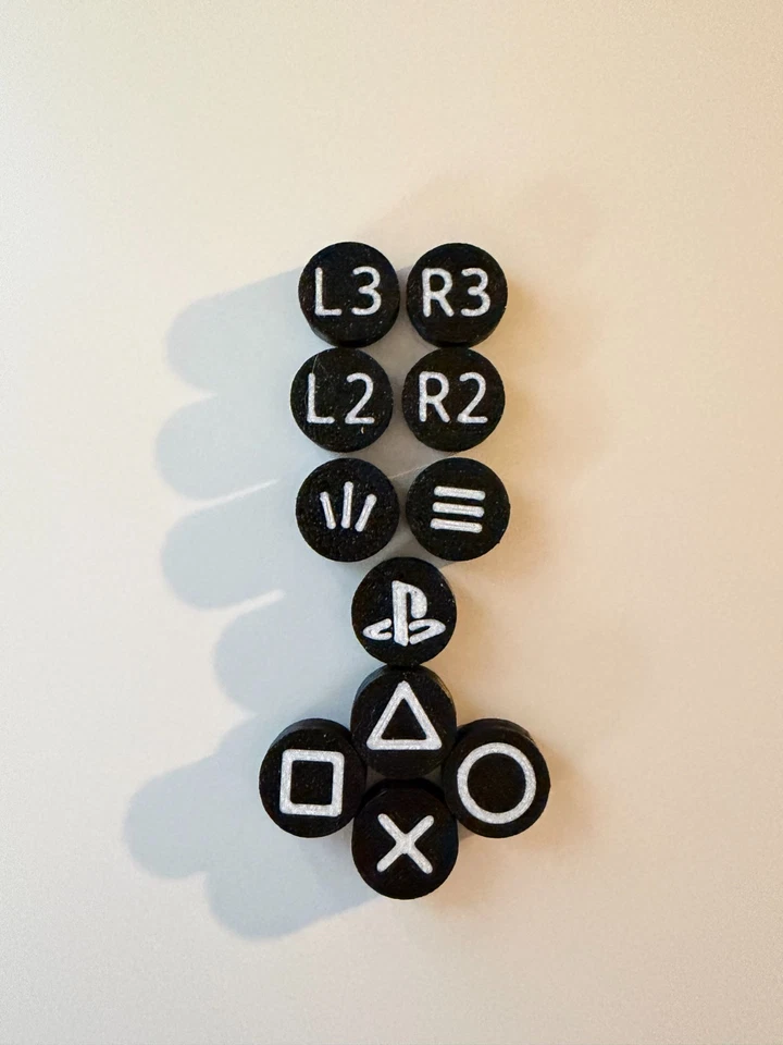 Fanatec Custom Ps5 PlayStation Style Full Set 11 Button Caps Various Colours - Image 1 of 1