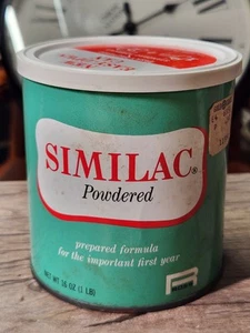 1950'S SEALED SIMILAC BABY FORMULA FOOD CAN - SHOULD BE IN A MUSEUM - Picture 1 of 7