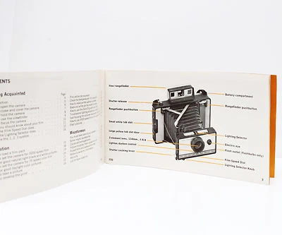 Polaroid 220 Instant Film Land Camera Manual Instructions Guide English - Image 1 of 4