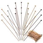  200 Pcs Copper DIY Ball Needle Metal Headpins for Jewelry Making