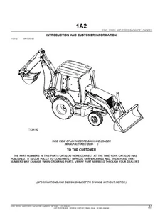 Paper John Deere 310G 310SG 315SG Backhoe Parts Catalog Diagrams Manual PC2755 - Picture 1 of 4