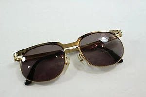 Vintage 1980er CARRERA 5476 goldene Sonnenbrille Österreich Sport Piloten nur Gestell - Bild 1 von 12