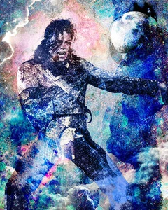 Michael Jackson Art Print, King of Pop Art Poster - Picture 1 of 8
