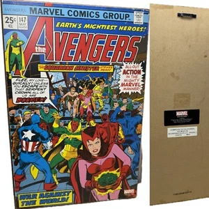 avengers #147 cover Heavy wood wall poster art 19x13 - Picture 1 of 8