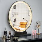 Gymax 4 Color Dimming Black Hollywood Vanity Lighted Makeup Mirror . +e