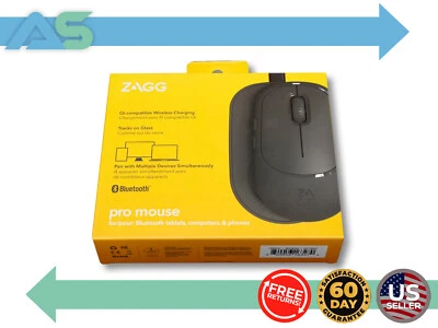 ZAGG Pro Mouse for Tablets and Laptops, Qi-Enabled, Wireless Charging, Bluetooth - Image 1 of 4