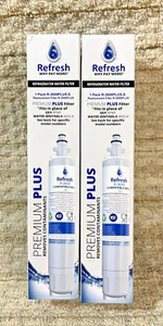 2 NEW - Refresh R-3600PLUS-S Replacement Water FIlters for GE & Water Sentinel - Picture 1 of 5