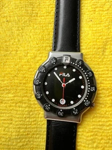 Vintage 1992 Fila Aquatime Sports Watch F1 Style 38mm Quartz Rare Watch - Picture 1 of 9