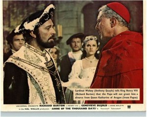 Anne Of The 1000 Days Original Lobby Card Richard Burton Anthony Quayle