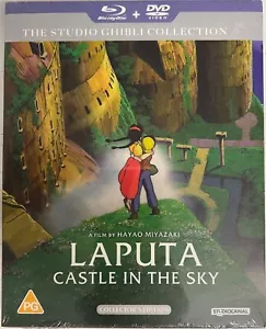 Laputa Castle in the Sky -Studio Ghibli Spine 6 Collector's NEW Blu Ray/DVD - Picture 1 of 2