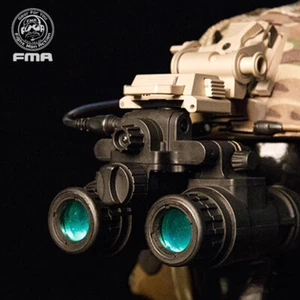 FMA Tactical Night Vision NVG PVS31 Dummy With Green Light Function Binocular BK - Picture 1 of 12