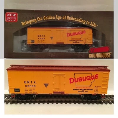 Athearn Roundhouse 85497 36’ Meat Reefer Box Car ~Dubuque Packing Company (URTX) - Image 1 of 4