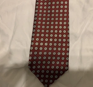 ERMENEGILDO ZEGNA 100% SILK TIE HAND MADE IN ITALY - Picture 1 of 6