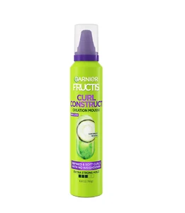 Garnier Fructis Style Curl Construct Creation Mousse, 6.8 Oz, 1 Count - Picture 1 of 6