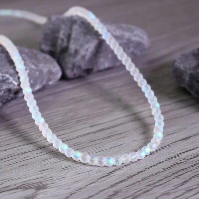 Gargantilla Angel Aura Cuarzo Cristal Piedras Preciosas Curación Mujeres Collar Regalos de Navidad Foto 1 de 2