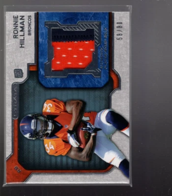 A2429- 2012 Topps Strata Rookie Jerseys Patch #RRRH Ronnie Hillman Jersey /80 - Image 1 of 2